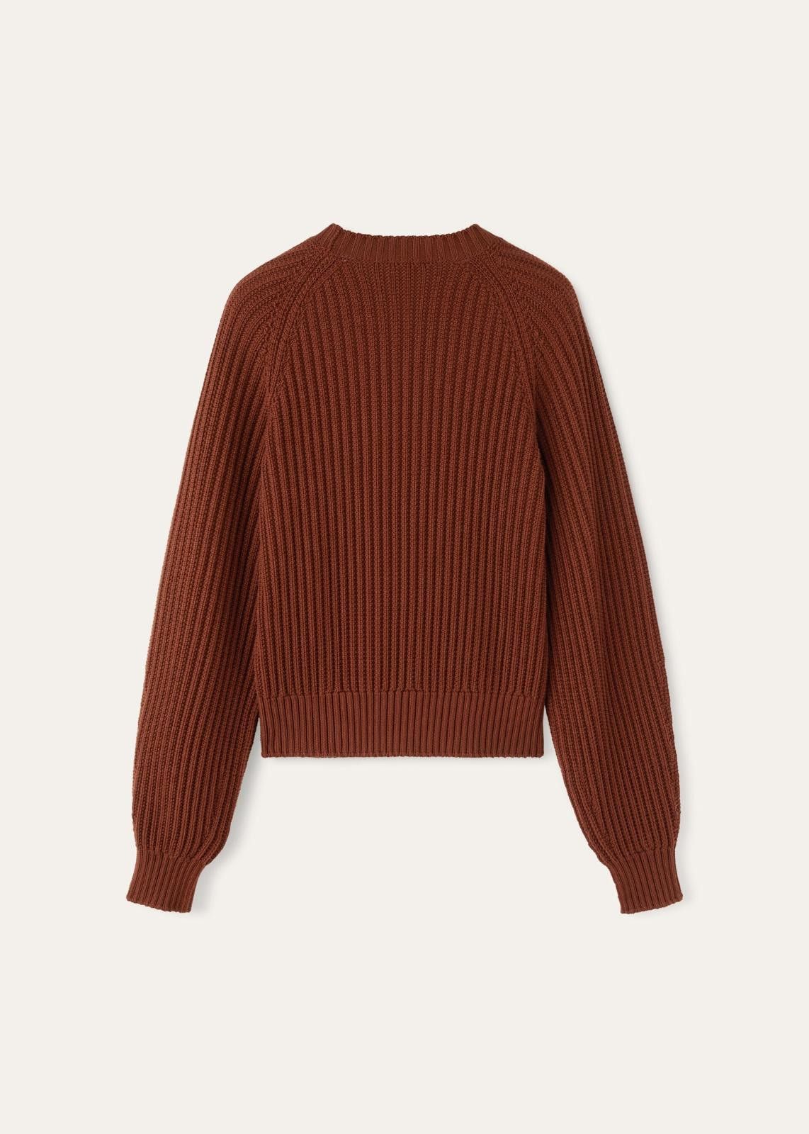 Loro Piana o1srvl11e0125 FAN6259 Ikeda Crewneck Sweater in Brown Size L / US 10 / IT 46 - 2 Thumbnail