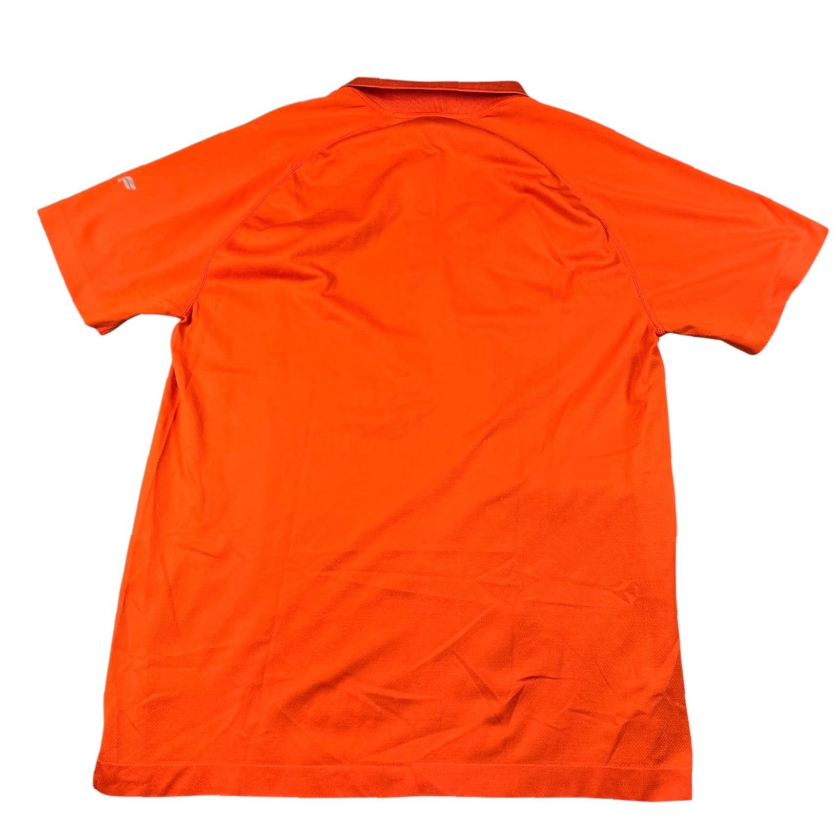 Fabletics Fabletics Polo Shirt Mens L Orange Solid Short Sleeve Casual Performance Stretch Golf Shirt Size US L / EU 52-54 / 3 - 5 Thumbnail