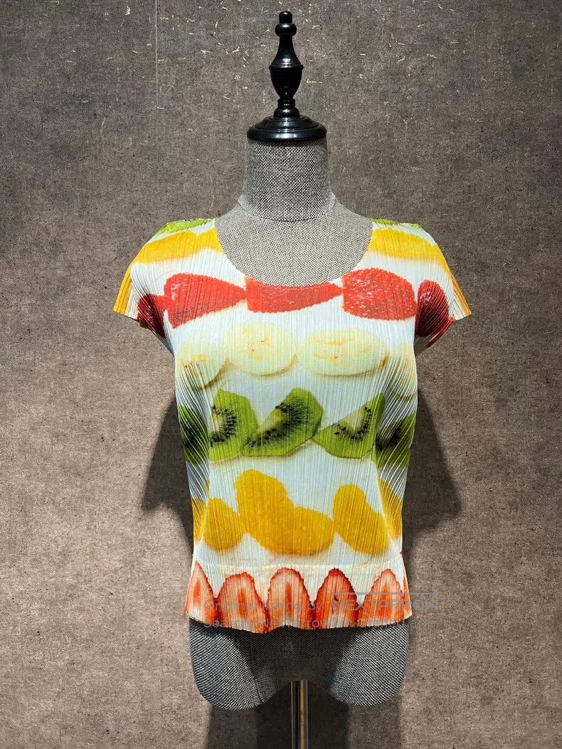 Issey Miyake Issey Miyake Fruit Cake Pattern Top Size L / US 10 / IT 46 - 4 Thumbnail