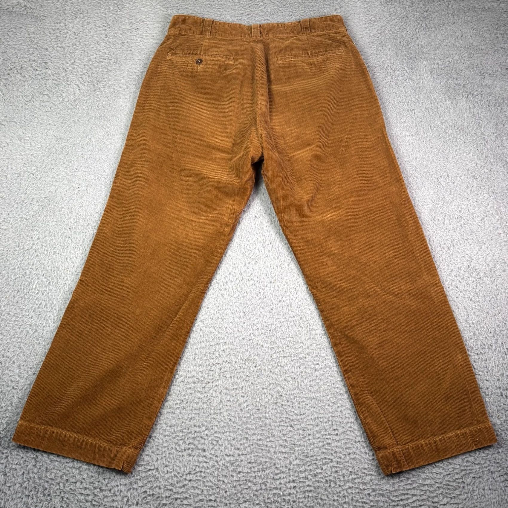 Buck Mason Buck Mason Craftsman Corduroy Pants Mens 32x27 Brown Flat Front Relaxed Straight Pants Mens Brown Corduroy Buck Mason Craftsman Vintage: No Size US 32 / EU 48 - 6 Thumbnail