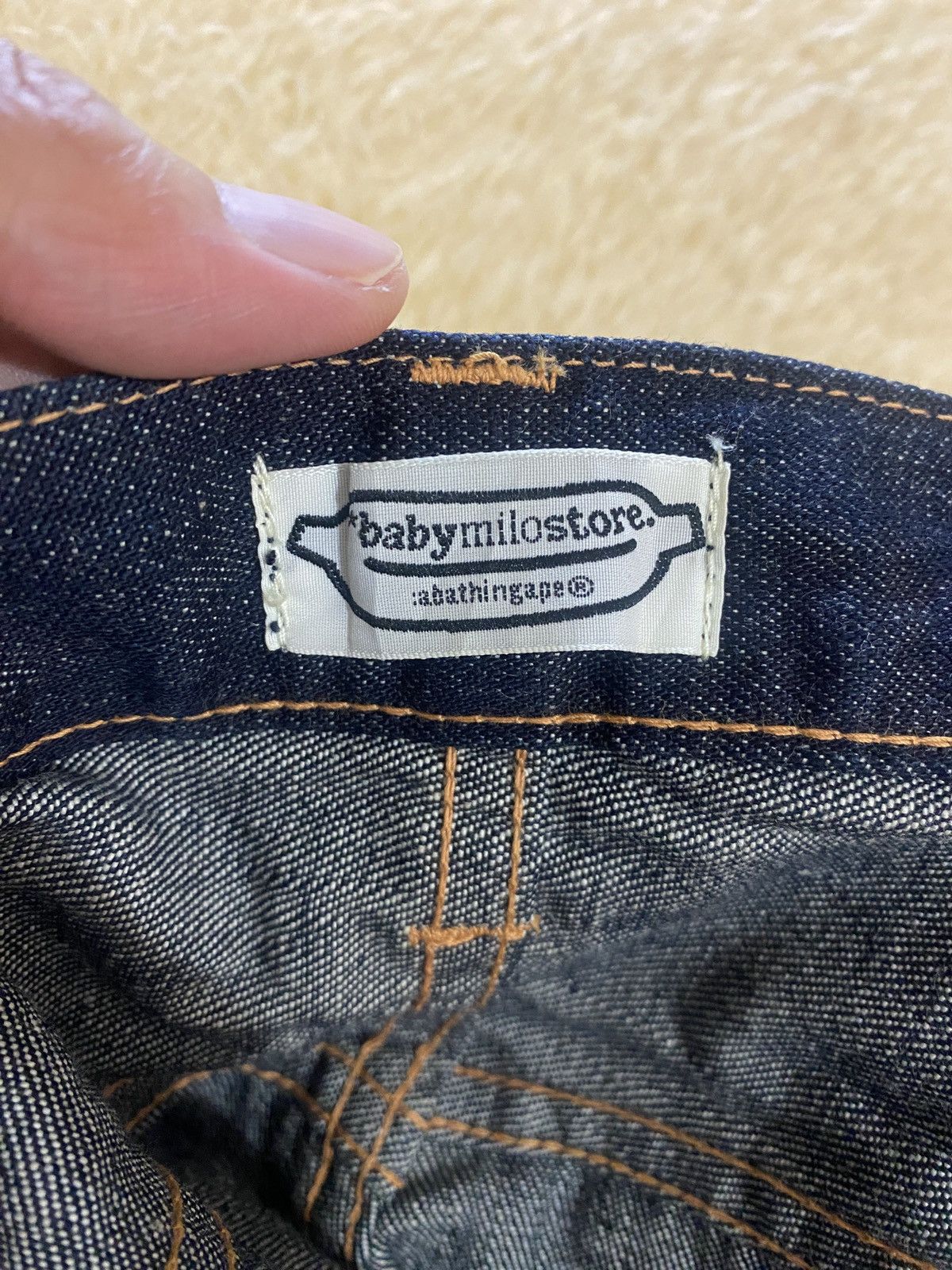 Bape Baby Milo Face Denim Size US 32 / EU 48 - 7 Thumbnail