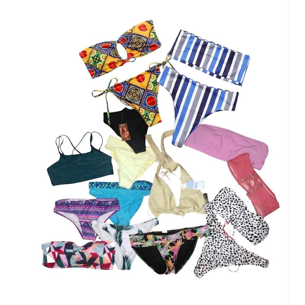 Other 17pc Swim Bottoms/Tops Bikini New w/ Tags/Light Wear XS/S Size ONE SIZE - 2 Thumbnail