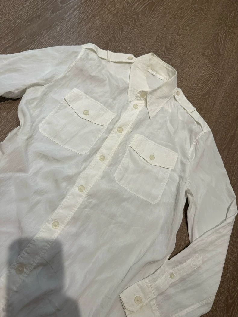 Helmut Lang HELMUT LANG White shirt Size S / US 4 / IT 40 - 3 Thumbnail