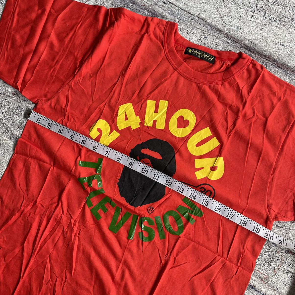 Japanese Brand DS SET OF 2 Bape 24 hour television “ orange L yellow S “ Size US L / EU 52-54 / 3 - 7 Thumbnail