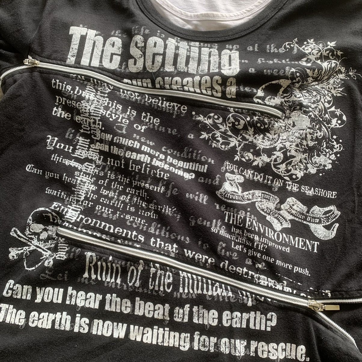 Yasuyuki Ishii Beaumont Carr Zipper Poem tshirt Size US L / EU 52-54 / 3 - 3 Thumbnail