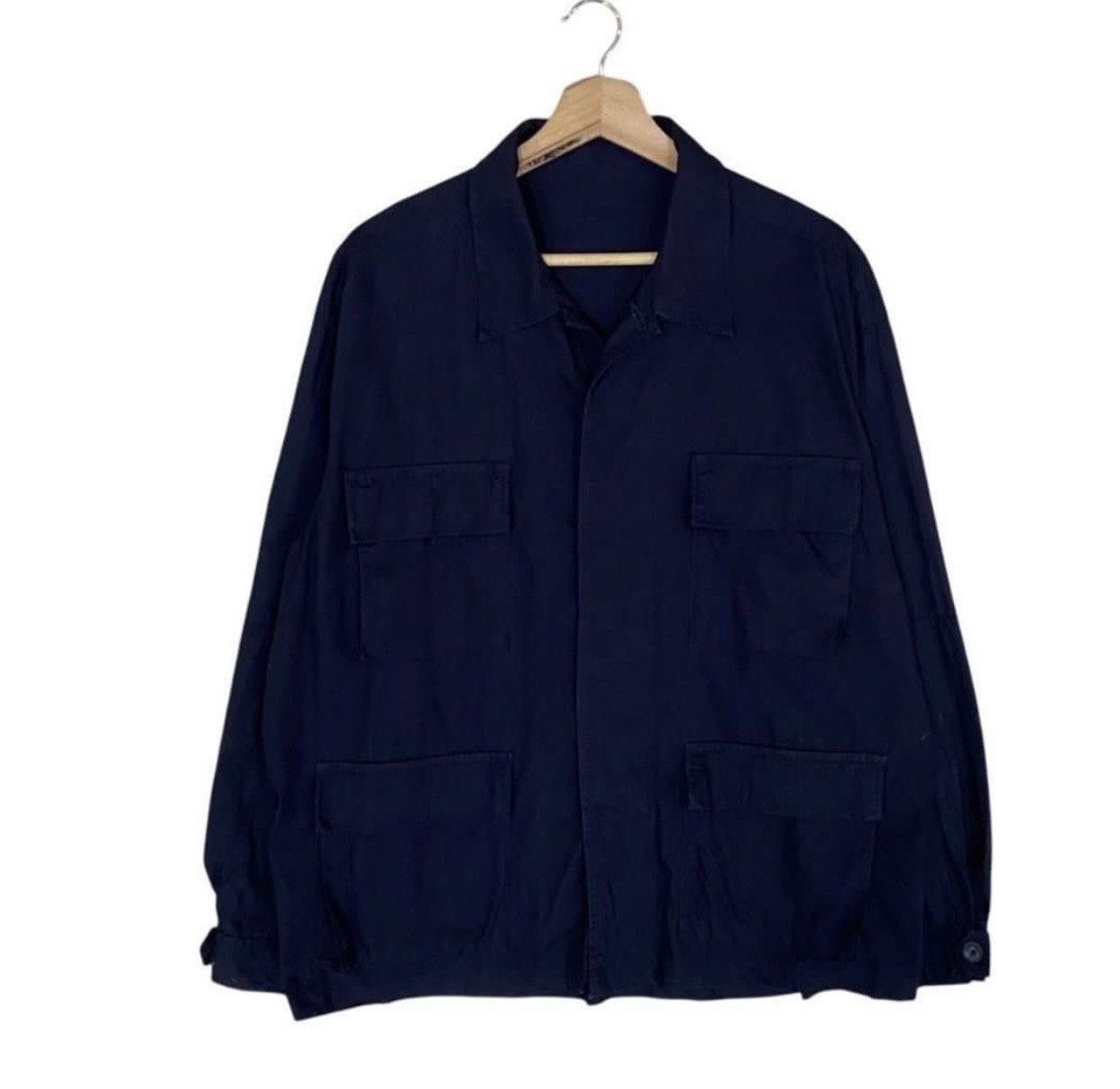 GU ❄️VINTAGE G.U NAVY M65 STYLE FIELD JACKET Size US M / EU 48-50 / 2 - 1 Thumbnail