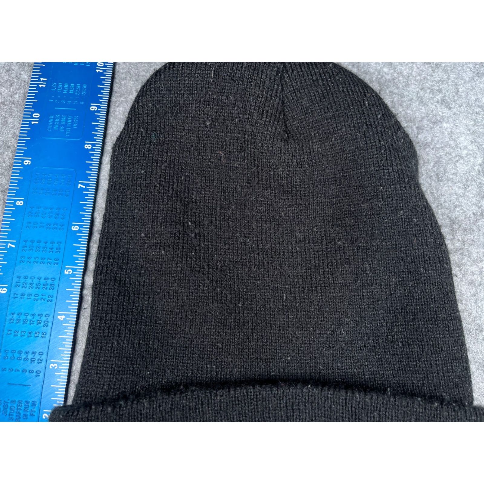 Carhartt VINTAGE Carhartt Beanie Hat Adult One Size Black Knit 100% Acrylic Workwear Outdoors Mens Size ONE SIZE - 3 Thumbnail
