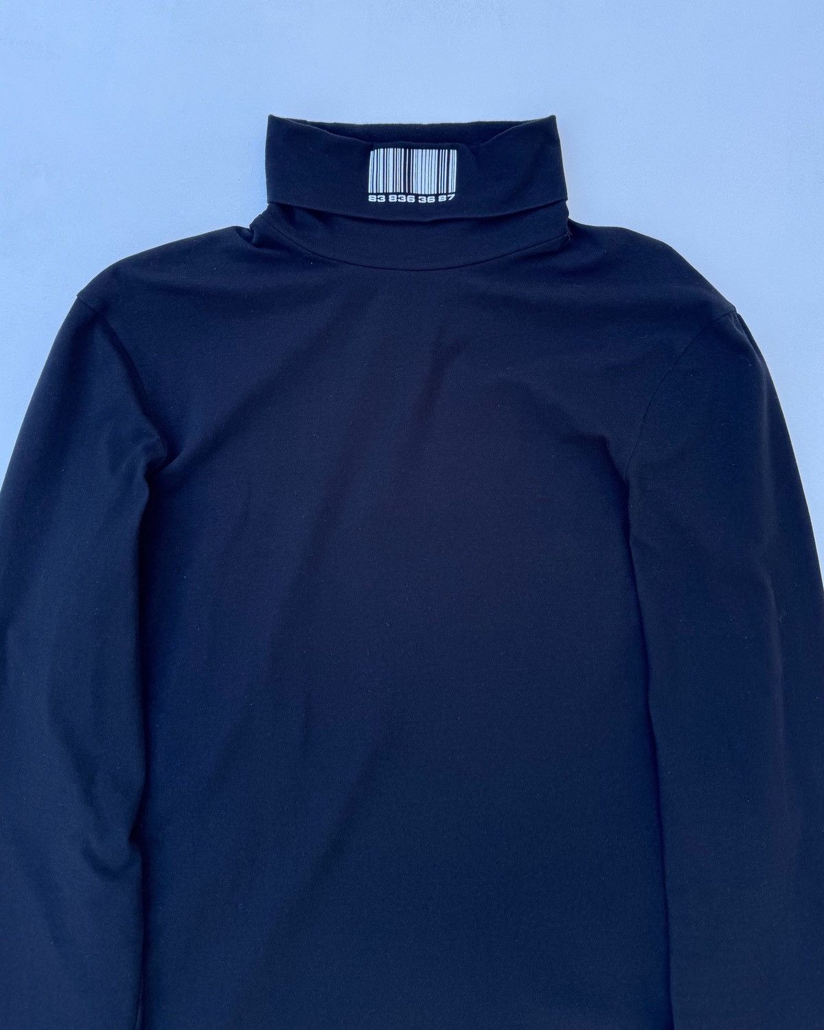 Vetements VTMNTS Barcode Turtleneck Tee-shirt Size US M / EU 48-50 / 2 - 3 Thumbnail