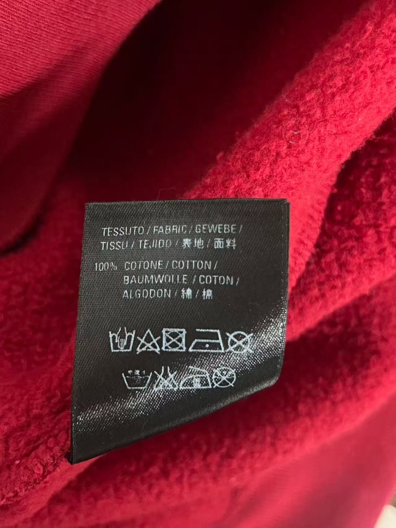 Balenciaga Balenciaga Red Logo Cotton Hoodie Size US M / EU 48-50 / 2 - 5 Thumbnail