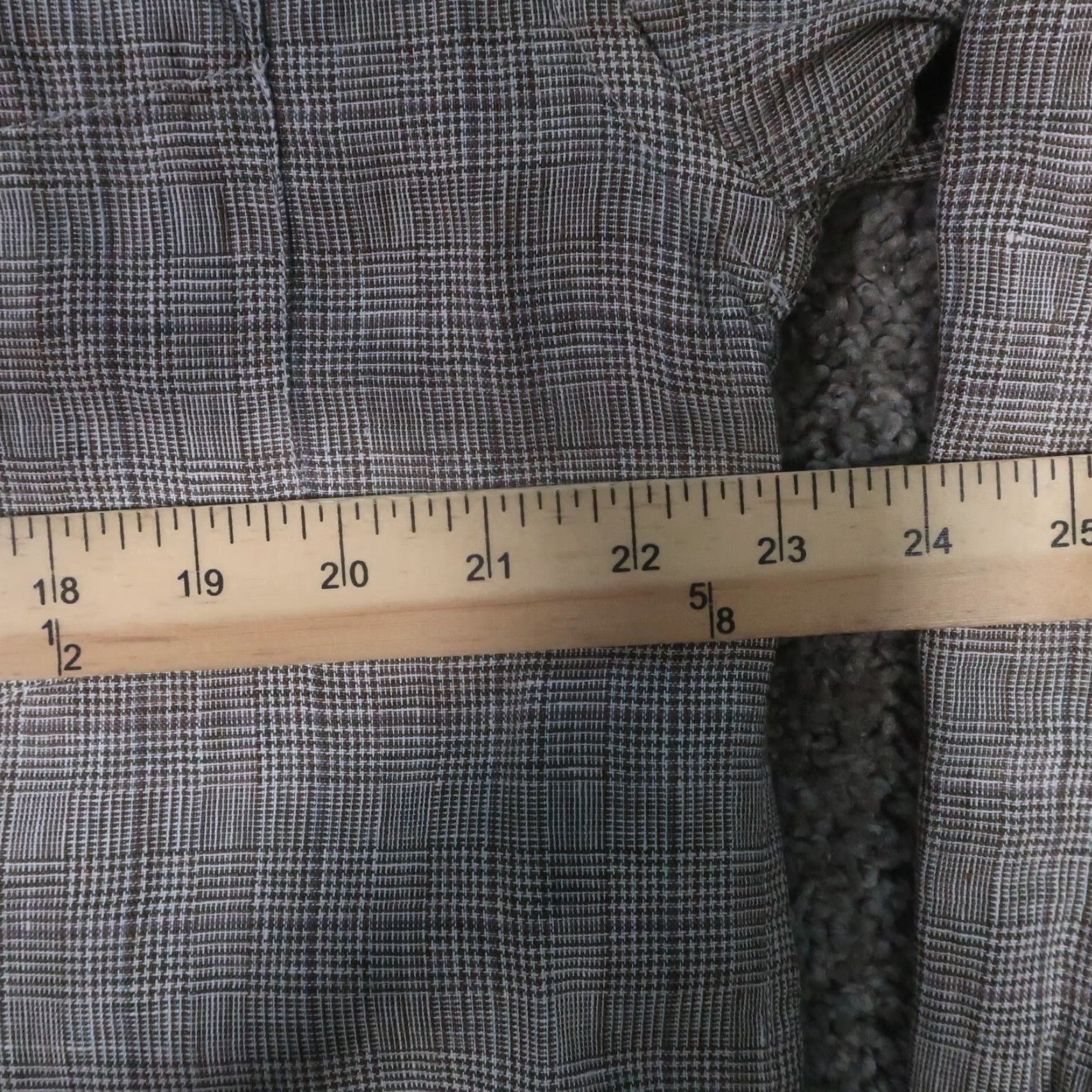Orvis VINTAGE Orvis Linen Shirt Mens M Oversized Brown Houndstooth Button Up Distressed Size US M / EU 48-50 / 2 - 6 Thumbnail
