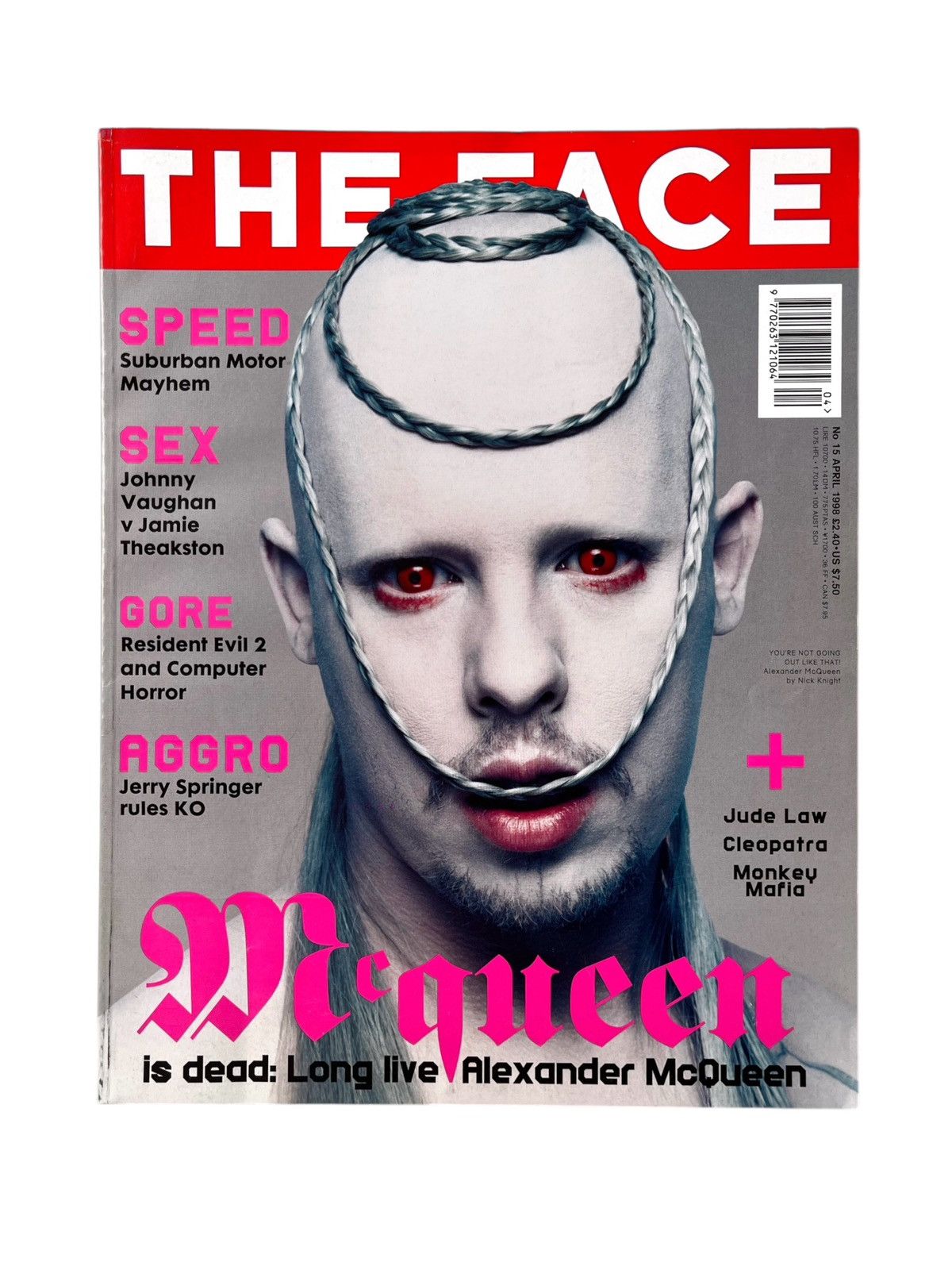 Alexander McQueen The Face Magazine 1998 Alexander McQueen | Grailed