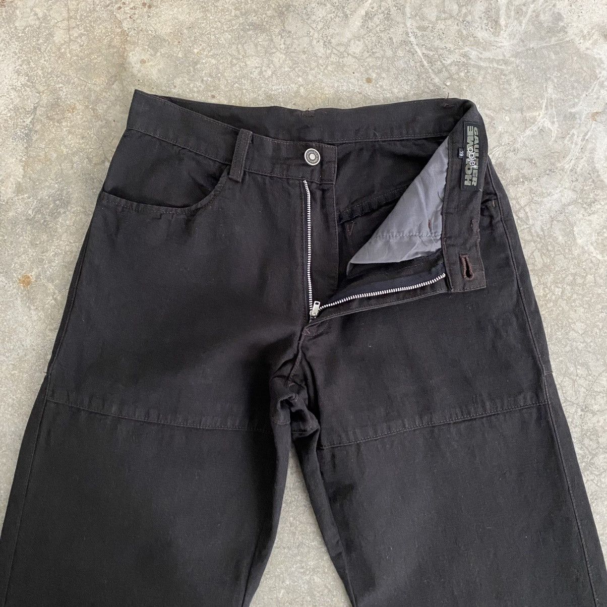 Jean Paul Gaultier Archive Gaultier Homme Objet Hemp Blend Wide Leg Jeans Size US 28 / EU 44 - 1 Thumbnail