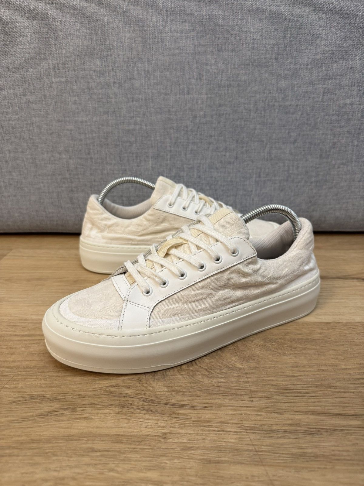 GCDS GCDS Monogram Jacquard Low Top Sneakers size 40 Size US 10 / IT 40 - 1 Thumbnail