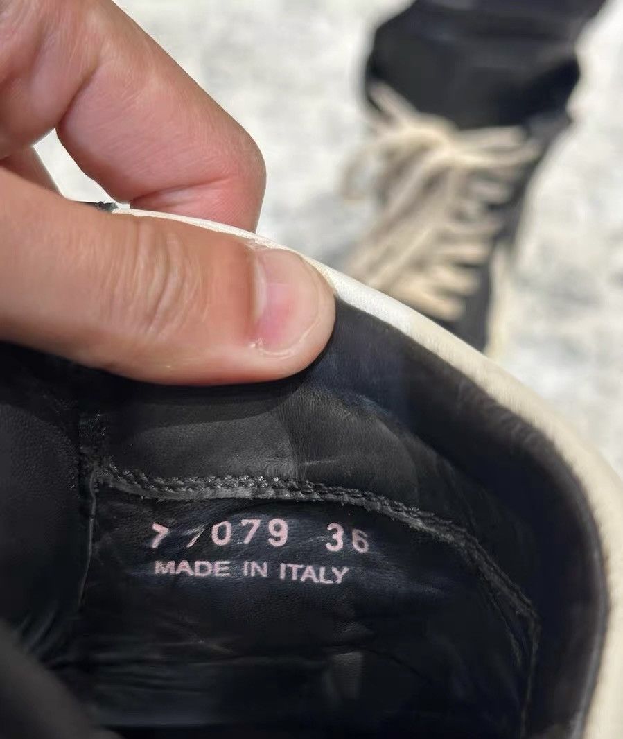 Rick Owens Rick Owens classic black and white patent leather Geobasket Size US 6 / IT 36 - 6 Thumbnail