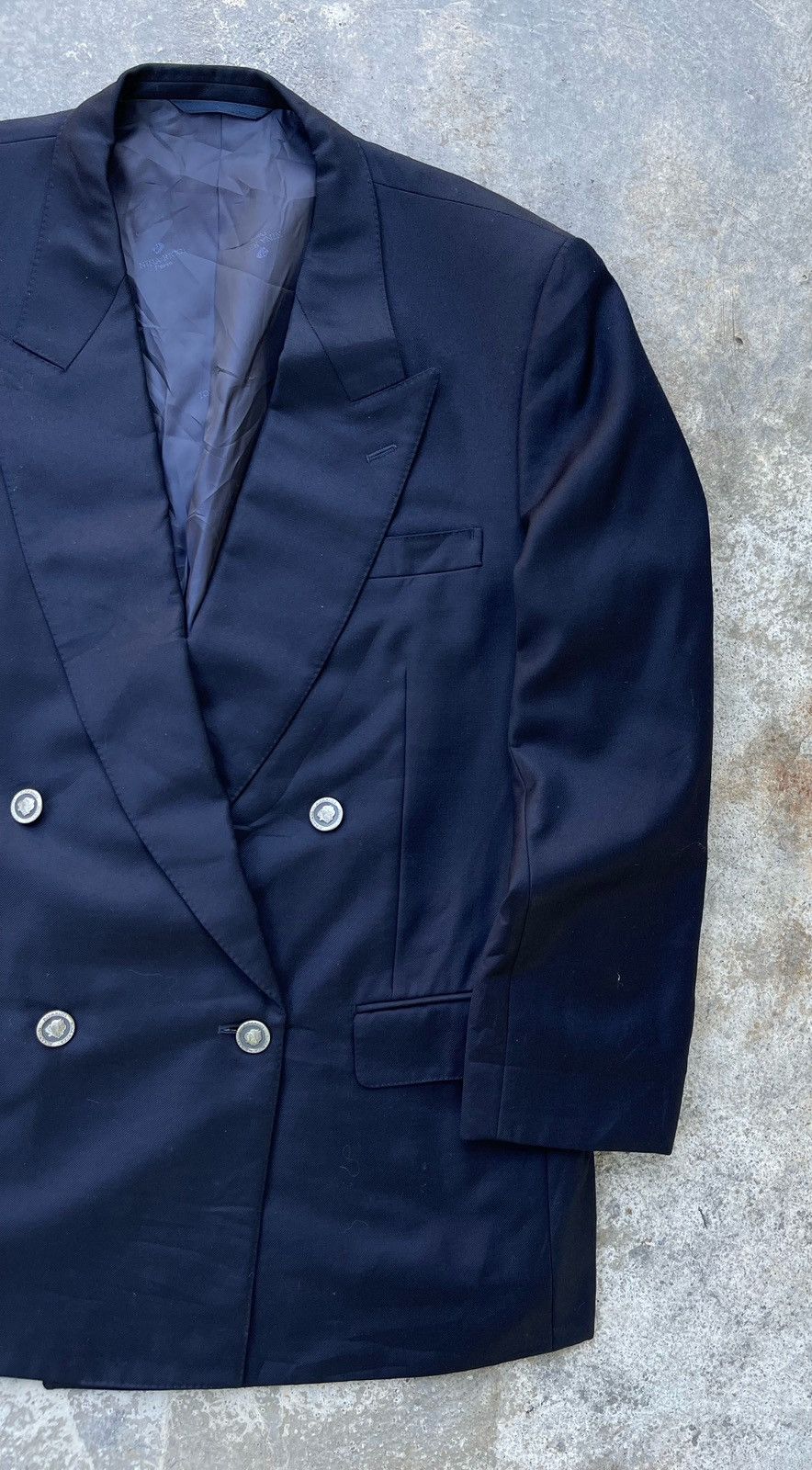 Designer × Japanese Brand × Vintage 🔥Vintage Nina Ricci Men's Double Breasted Blazer Jacket Size US M / EU 48-50 / 2 - 5 Thumbnail