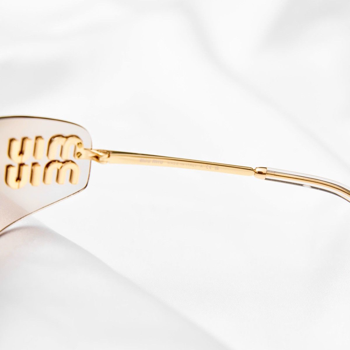 Miu Miu MIU MIU 0MU A51S 5AK20P SUNGLASSES Size ONE SIZE - 4 Thumbnail