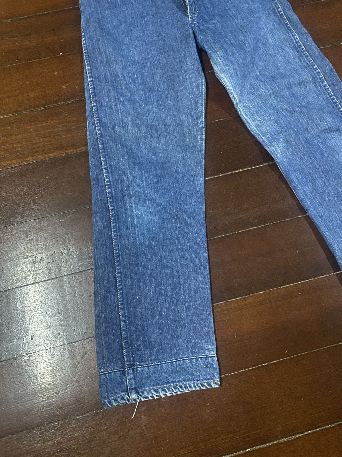 Vintage Vintage 40s 50’s Wrangler distressed rework Denim Pants Size US 28 / EU 44 - 3 Thumbnail