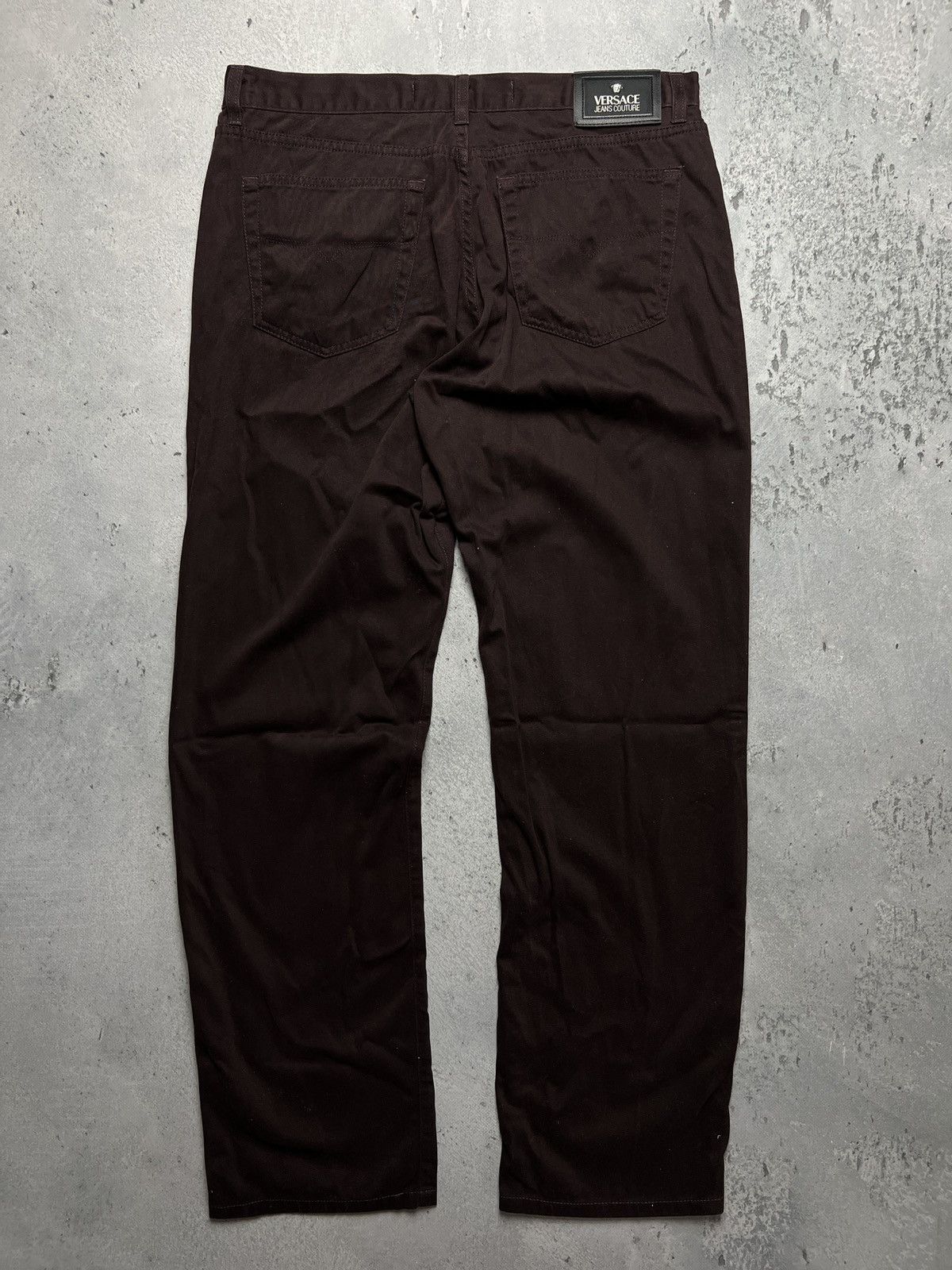 Versace Jeans Couture Versace VJC Vintage 90s Black Trousers Pants Jeans Size US 36 / EU 52 - 5 Thumbnail