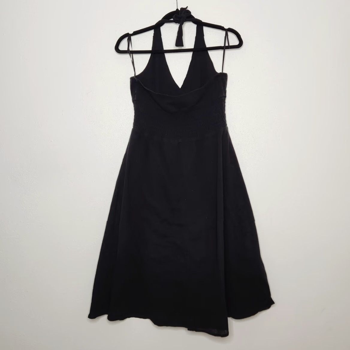 Vintage VINTAGE Target Dress Women's Midi Black Halter Y2K Boho Western Fairy Stretch Layered Cotton 90s Mens? Ladies? Size L / US 10 / IT 46 - 6 Thumbnail