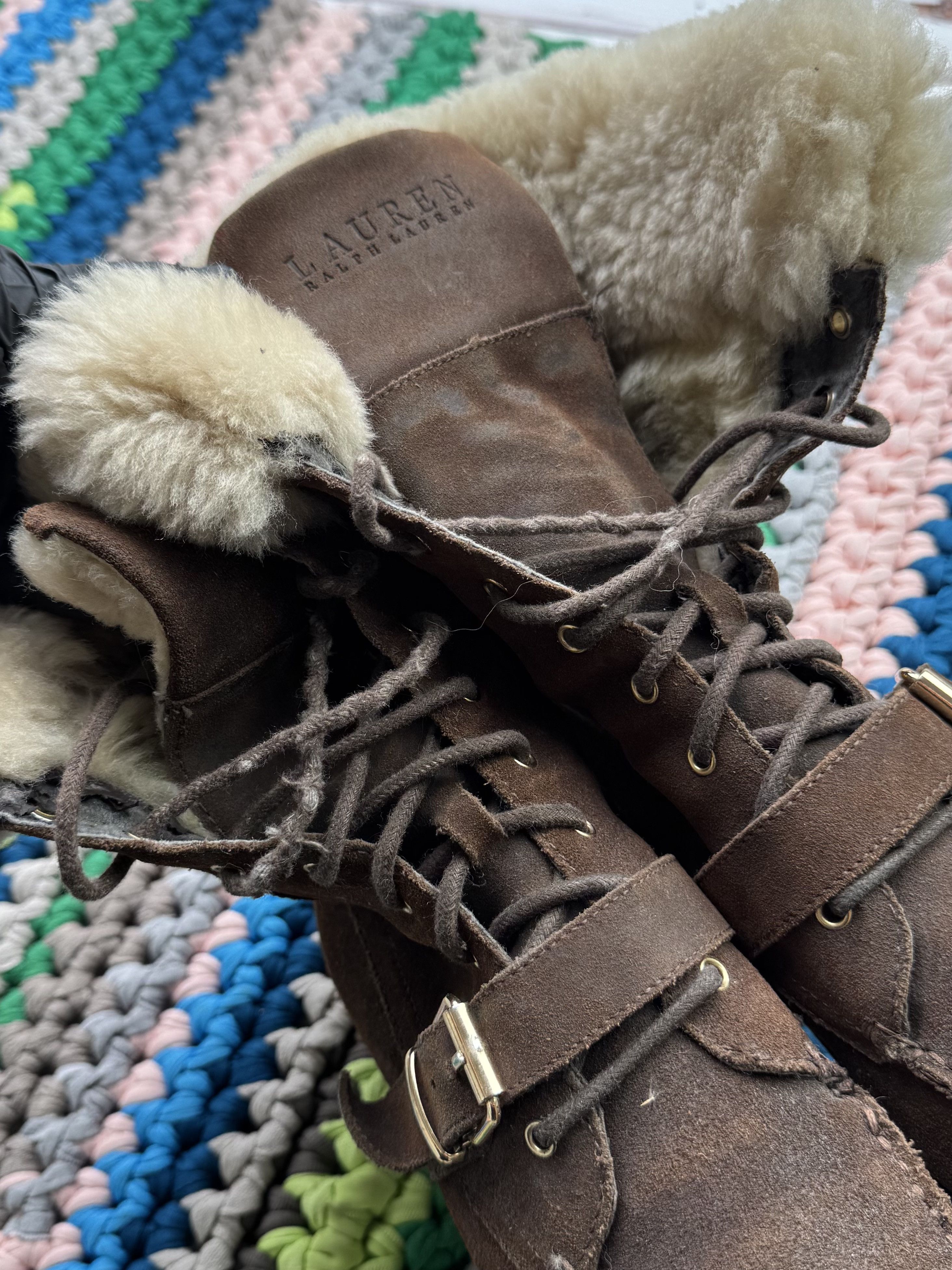 Lauren Ralph Lauren Lauren Ralph Lauren Vintage Suede Boots (V313)(D10) Size US 8 / EU 41 - 10 Thumbnail