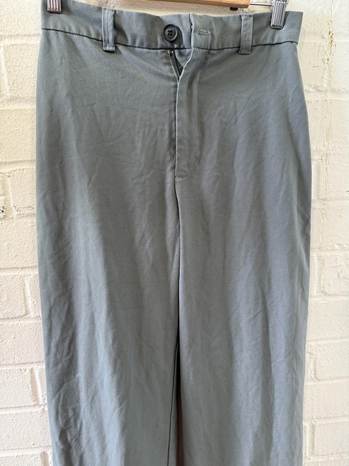 Pull & Bear Stylish Grey Wide-Leg Trousers by Pull & Bear Size 27" / US 4 / IT 40 - 2 Thumbnail