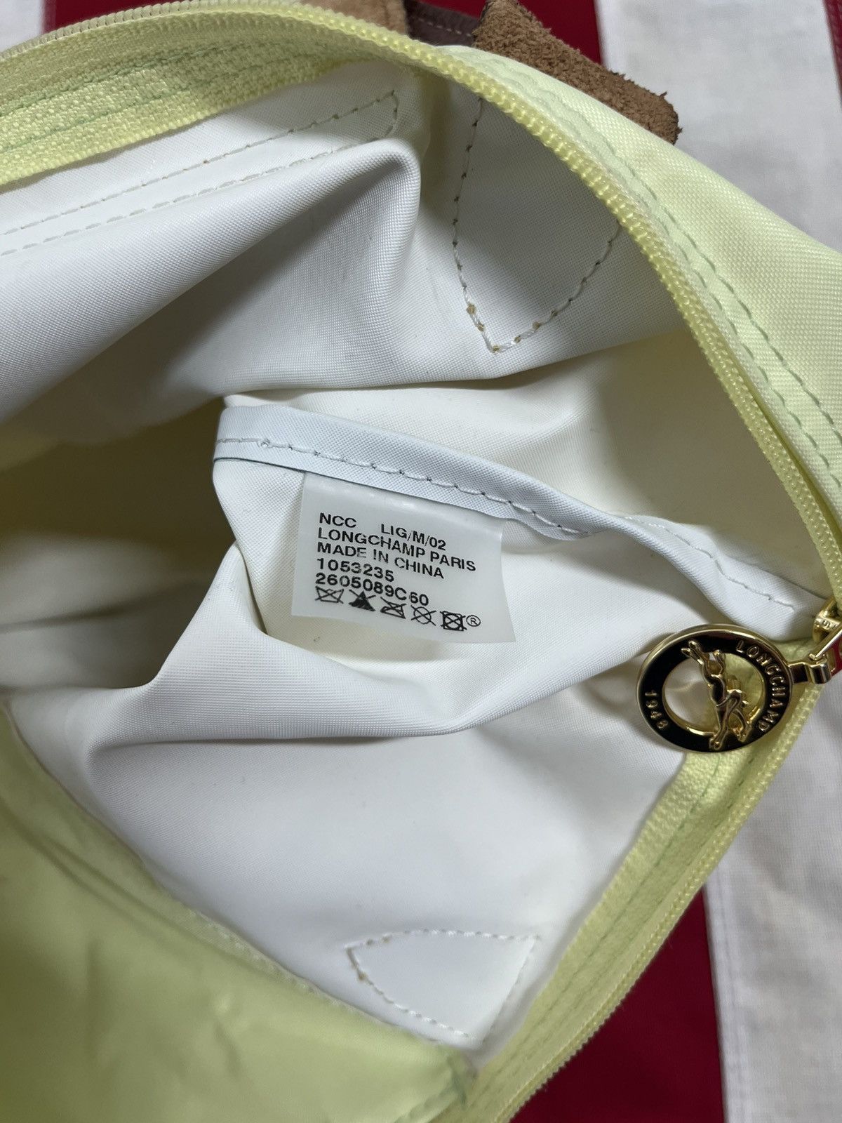Longchamp Longchamp Le Pliage Light Green Tote Bag, Authentic Size ONE SIZE - 6 Thumbnail