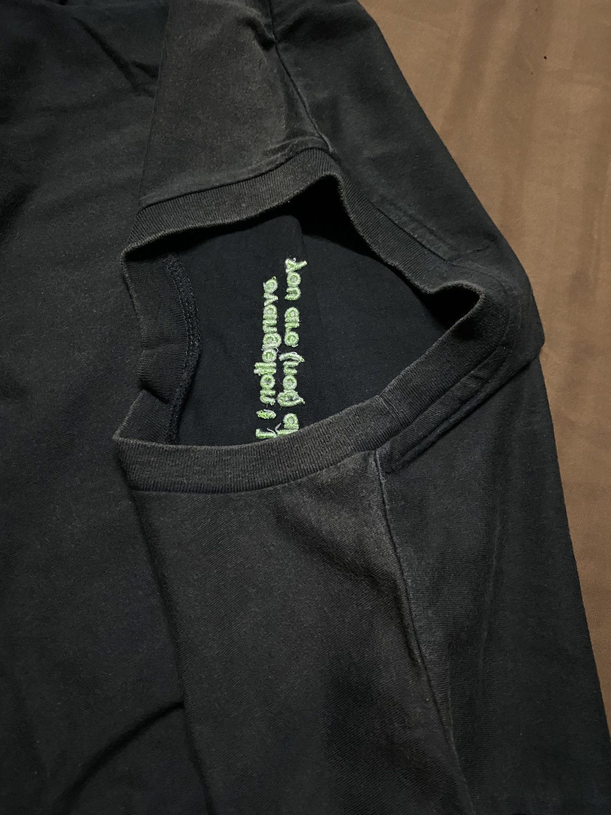 Anime Evangelion 1.0 You Are Not Alone Embroidered Anime Tee Size US M / EU 48-50 / 2 - 8 Thumbnail