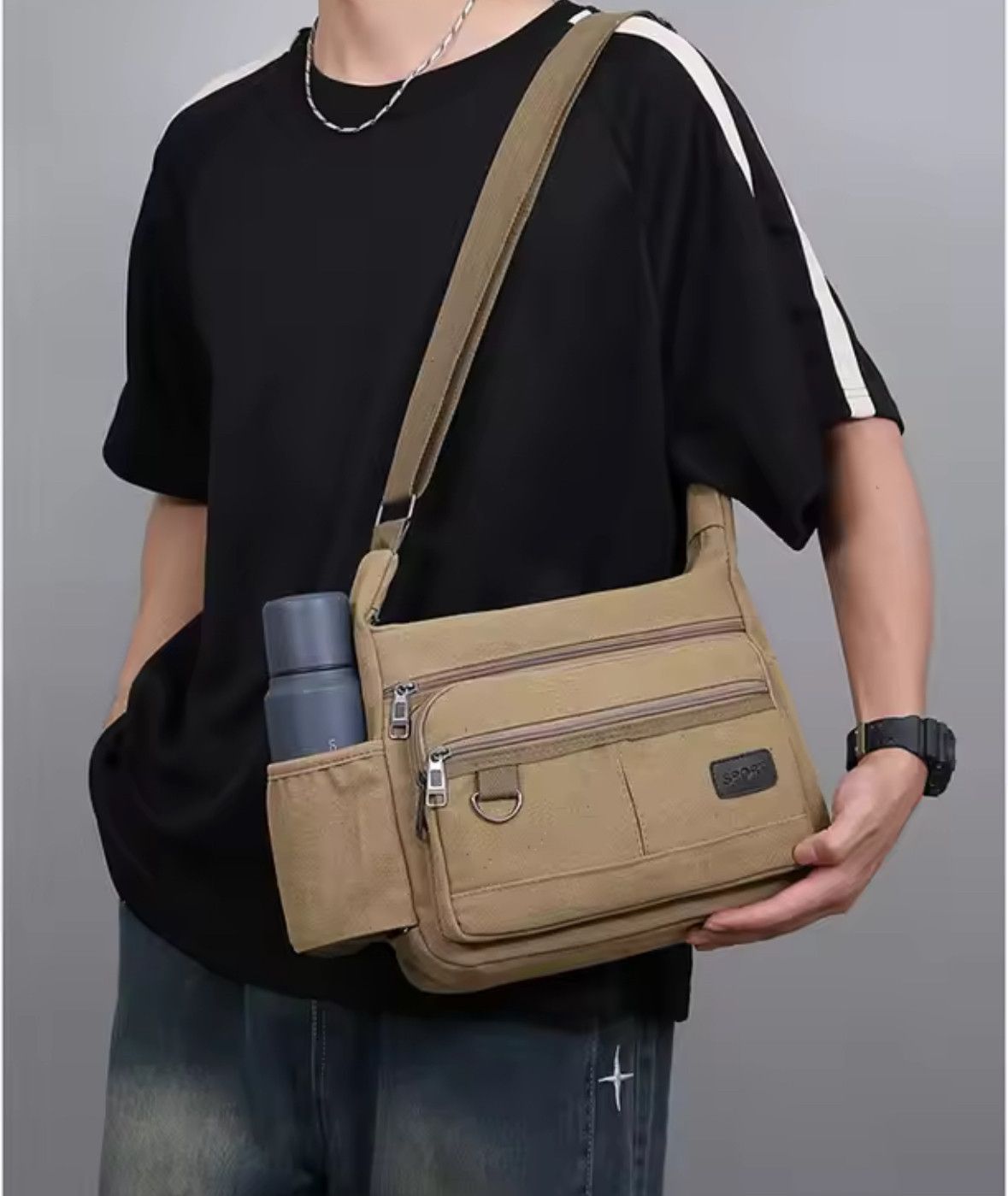 Other Workwear School Vintage Shoulder Bag Sling Bag Messenger Bag Size ONE SIZE - 5 Thumbnail