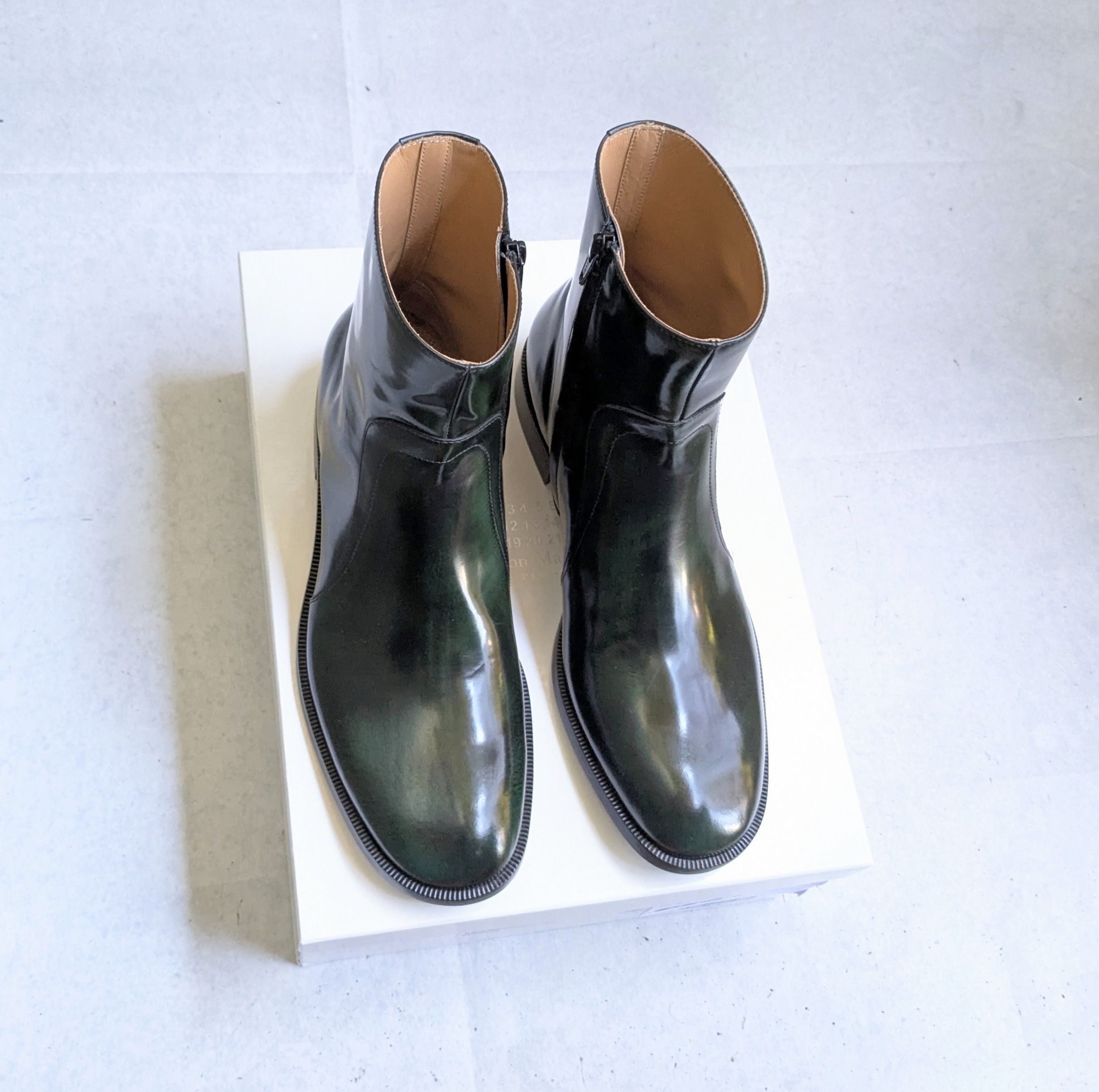 Maison Margiela Maison Margiela Side Zip Boots Green Black 10 43 Size US 10 / EU 43 - 2 Thumbnail