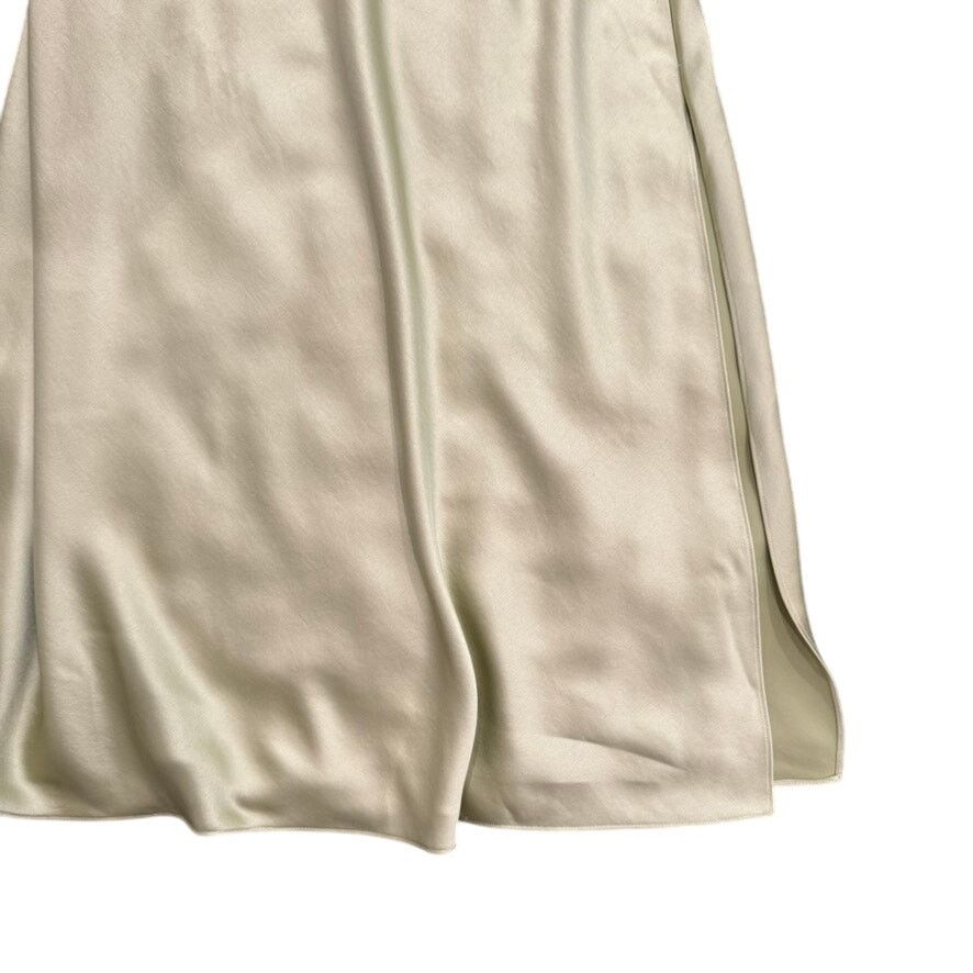 Tanya Taylor One Shoulder Stassi Dress in Green, Size US 10