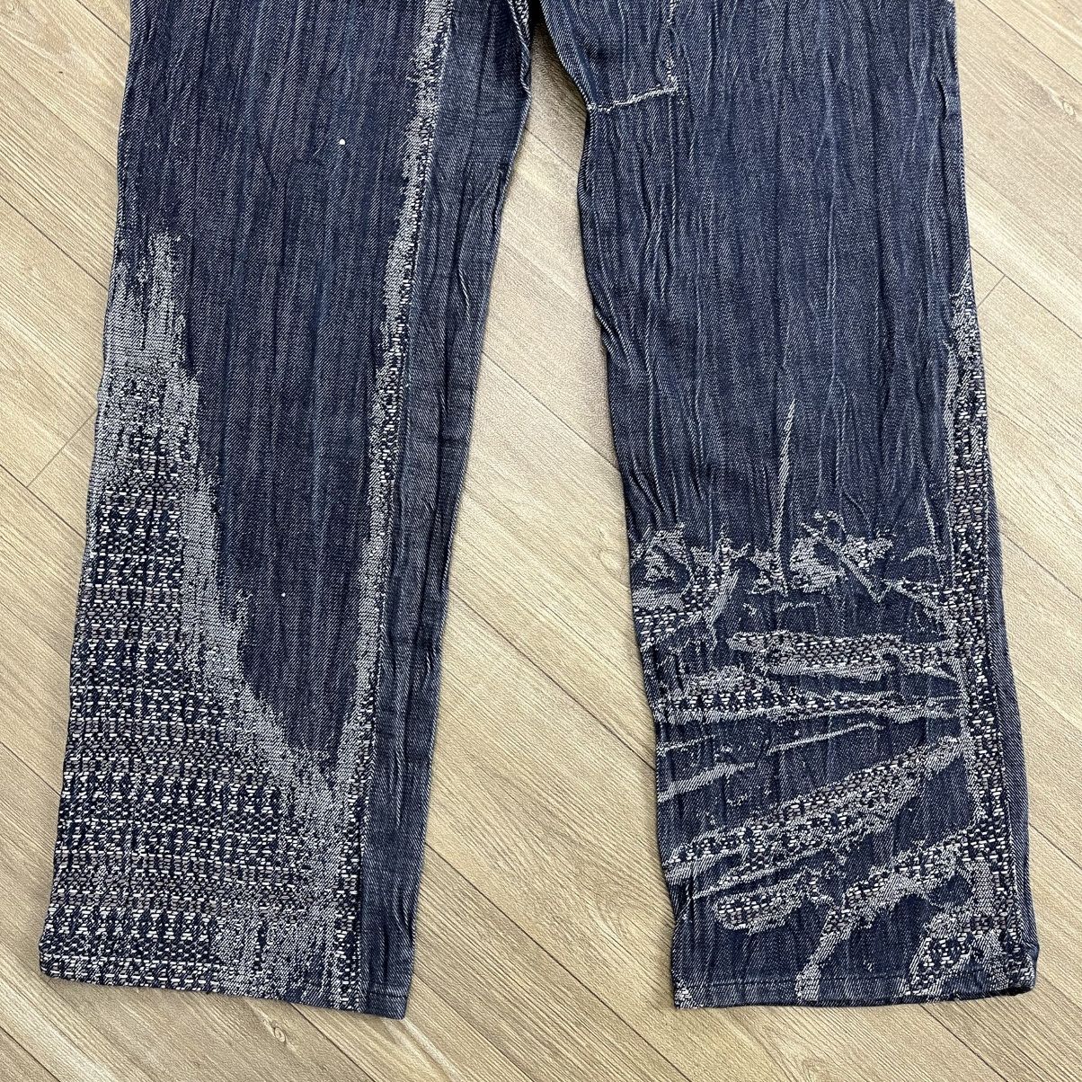 Issey Miyake Archive💥 Vintage Issey Miyake Men Patchwork Boro Jeans Size US 32 / EU 48 - 16 Thumbnail