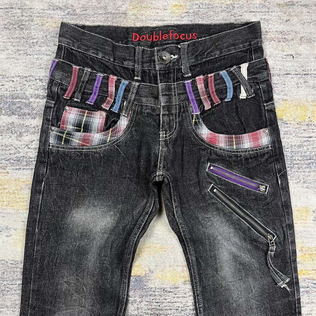 Hysteric Glamour Double focus double waist jeans travis scott style Size US 29 - 3 Thumbnail