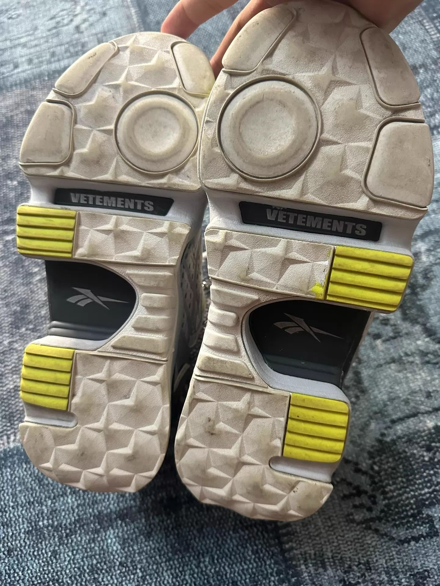 Vetements Vetements x Reebok Runway Studded Sneaker 40 (Men's, Rare) Size US 7 / EU 40 - 6 Thumbnail