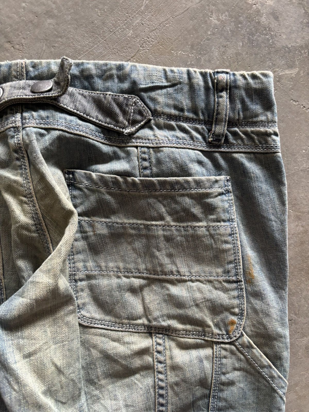 Diesel RARE flared diesel rusty patchwork art panelled distressed Size 27" / US 4 / IT 40 - 20 Thumbnail