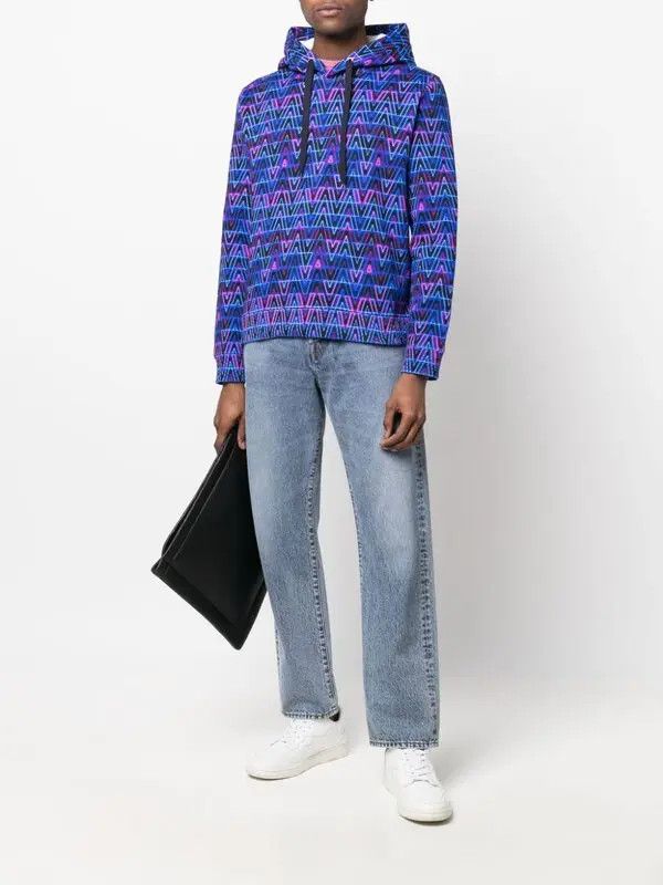 Valentino o1y0525 Logo Hoodie in Multicolor Size US L / EU 52-54 / 3 - 5 Thumbnail