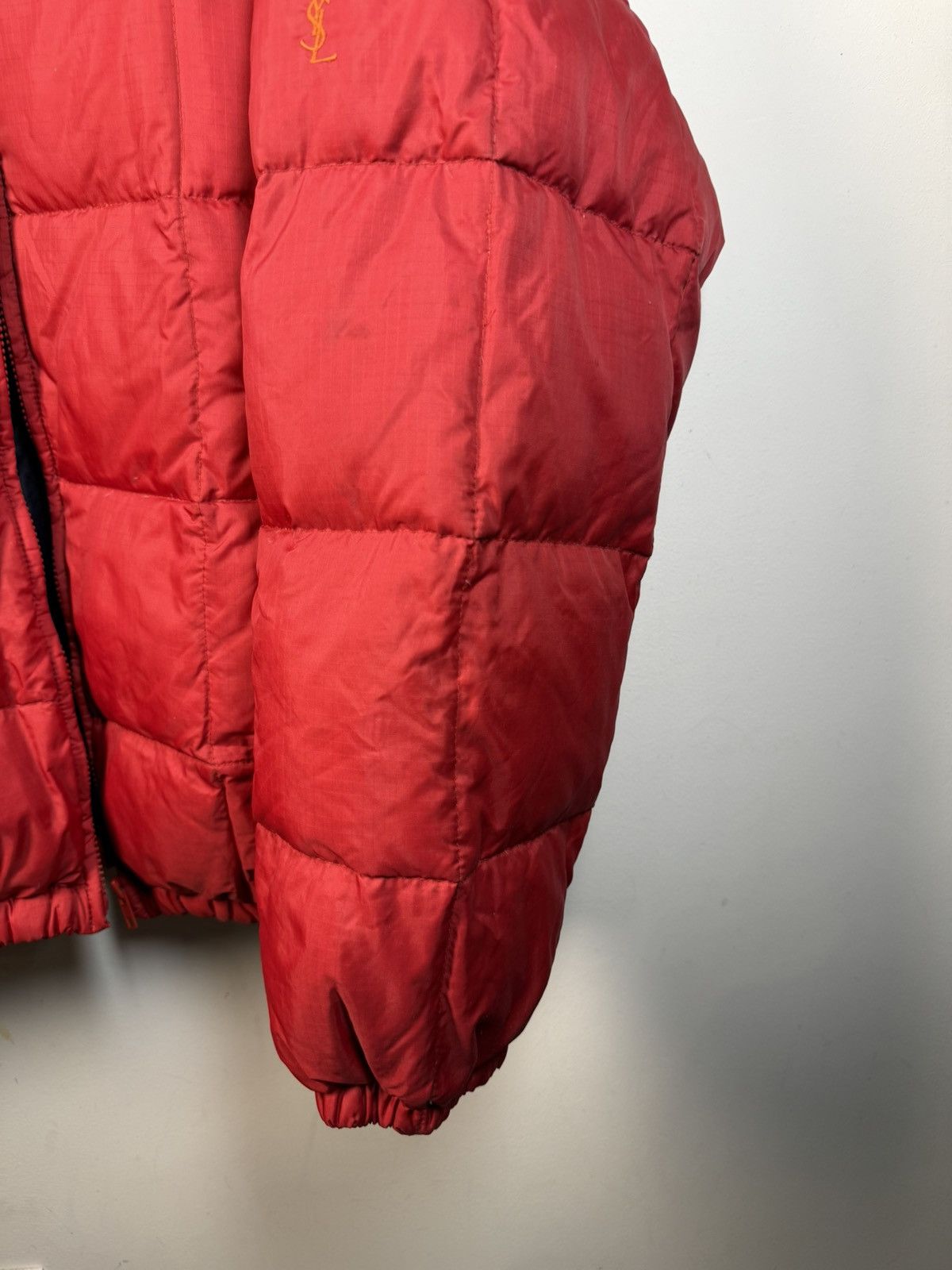 Yves Saint Laurent Winter YSL Down Jacket Puffer Red Bomber Heavy Coat Size US XL / EU 56 / 4 - 14 Thumbnail