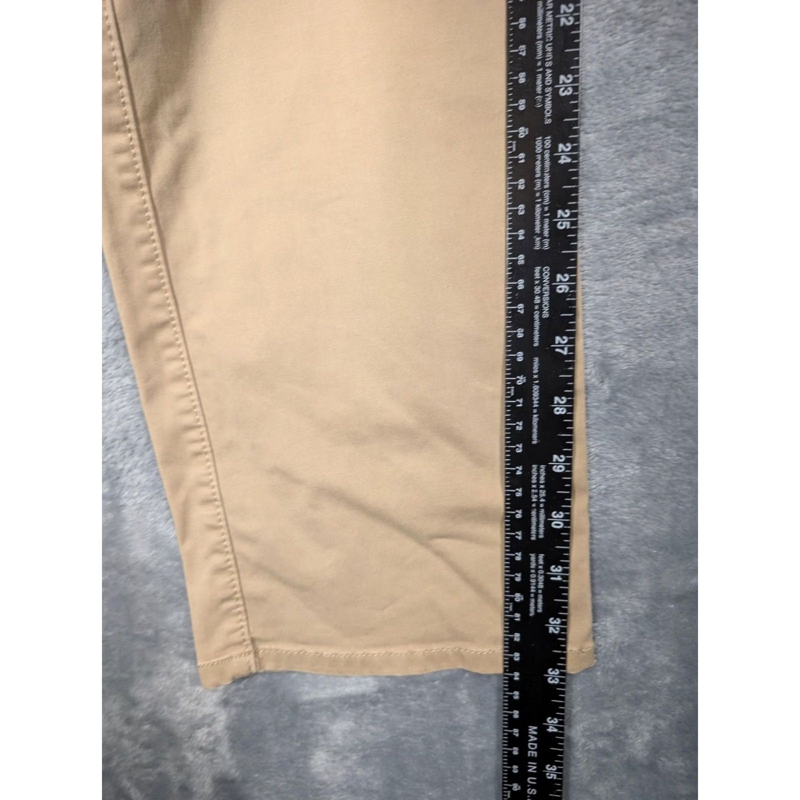 Peter Millar Peter Millar Pants Mens 34x33 Beige Chino 5 Pocket Straight Leg Casual Khaki Pants Mens Beige Chino 5-Pocket Straight Leg Casual Khaki Size US 34 / EU 50 - 4 Thumbnail