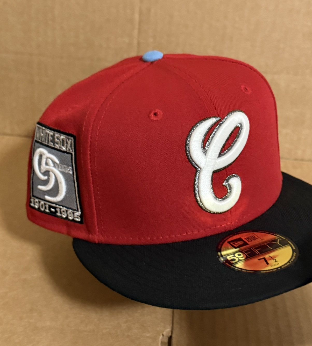 New Era 7 1/2 Chicago Sox SFD FNF “Banned” Edition Rushmore Size ONE SIZE - 2 Thumbnail