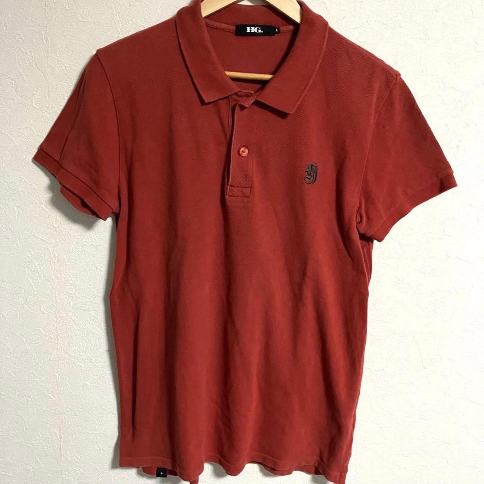 Other Hysteric Glamour - Red Polo Shirt Size US L / EU 52-54 / 3 - 3 Thumbnail