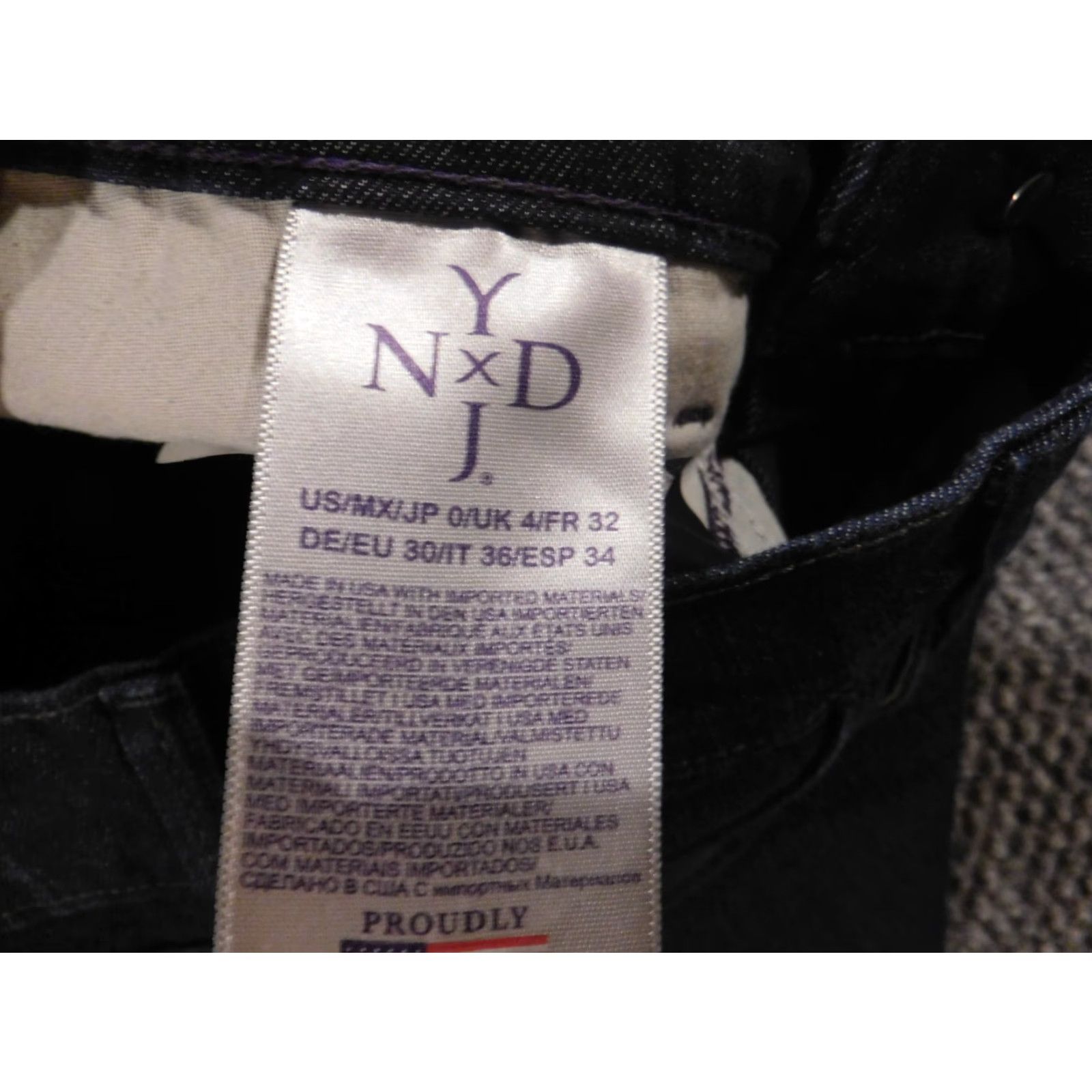 NYDJ NYDJ Jeans Cropped Blue 0 Womens Regular Inseam 20 Denim Zipper Cotton Blend Polyester Crop Size 25" / US 0 / IT 36 - 7 Thumbnail
