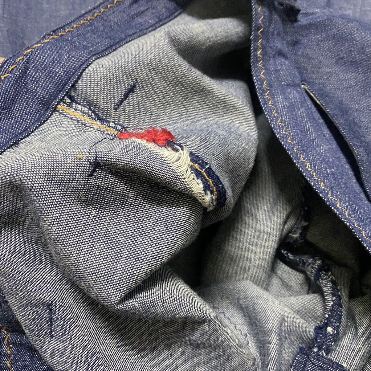 Sears Vintage 60s Sears Kings Road Denim Super Flare Jeans Size US 31 - 23 Thumbnail