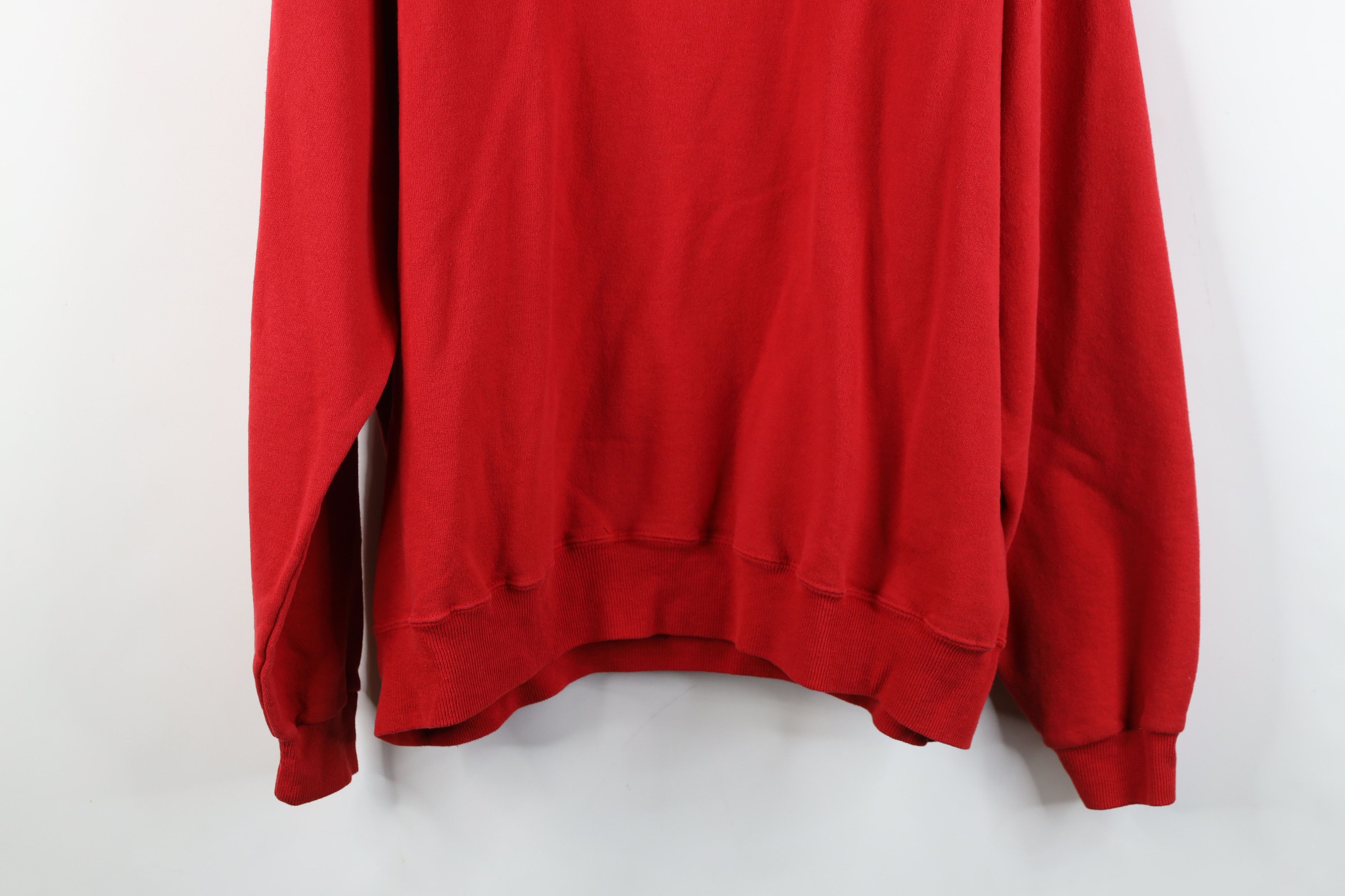 Vintage Vintage 90s Ohio State University Hoodie Sweatshirt Red Size US XL / EU 56 / 4 - 12 Thumbnail