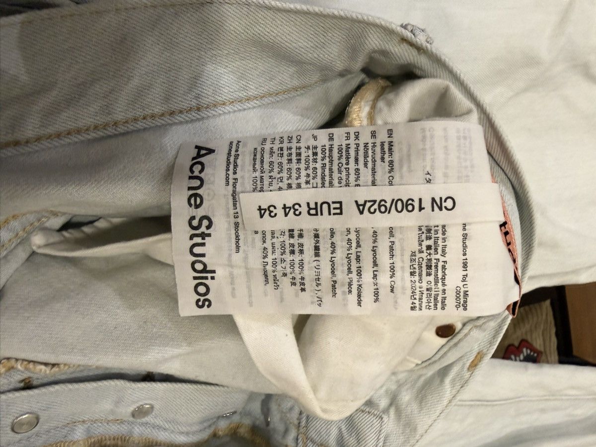 Acne Studios Acne Studios Light Wash Denim Jeans Size US 36 / EU 52 - 3 Thumbnail