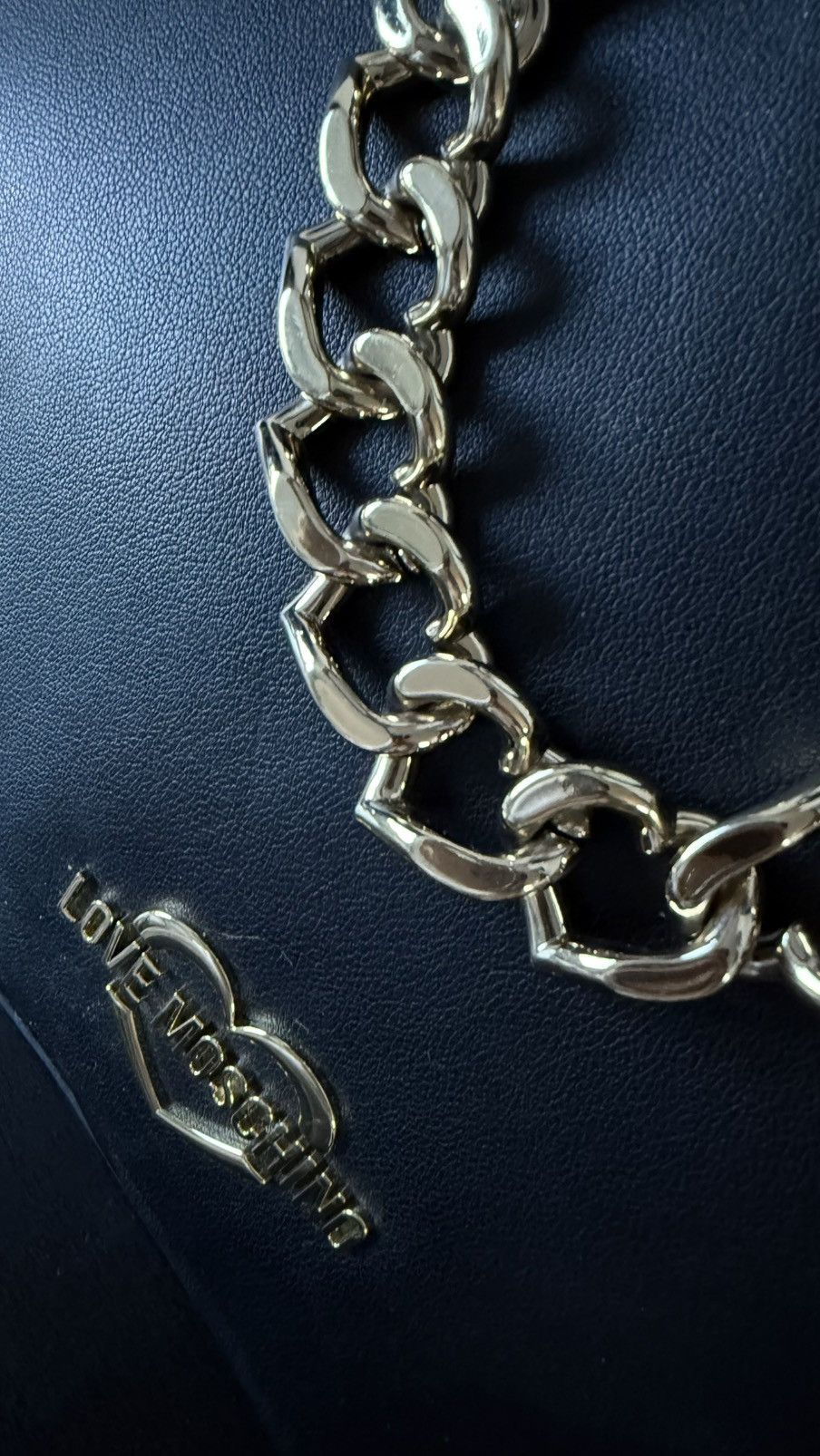Love Moschino Love Moschino Women's Chain Tote Bag - Black Size ONE SIZE - 6 Thumbnail