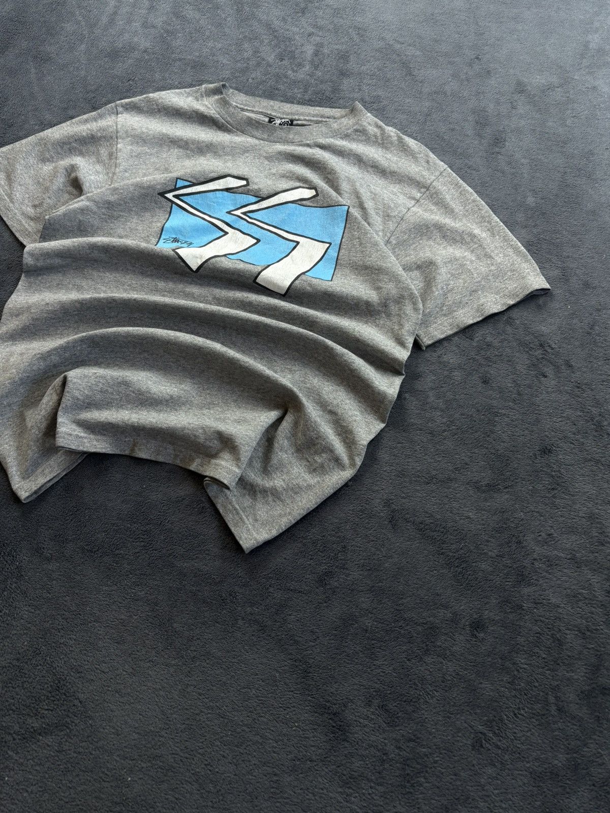 Stussy 00s Vintage Stussy Streetwear Lightning Big Logo Print Size US S / EU 44-46 / 1 - 2 Thumbnail
