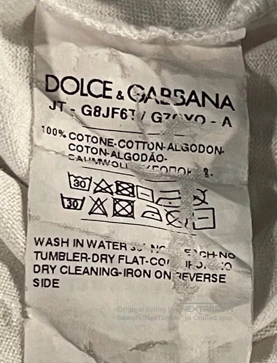 Dolce & Gabbana Dolce&Gabbana Vintage T-Shirt Short Sleeve. Size US M / EU 48-50 / 2 - 3 Thumbnail