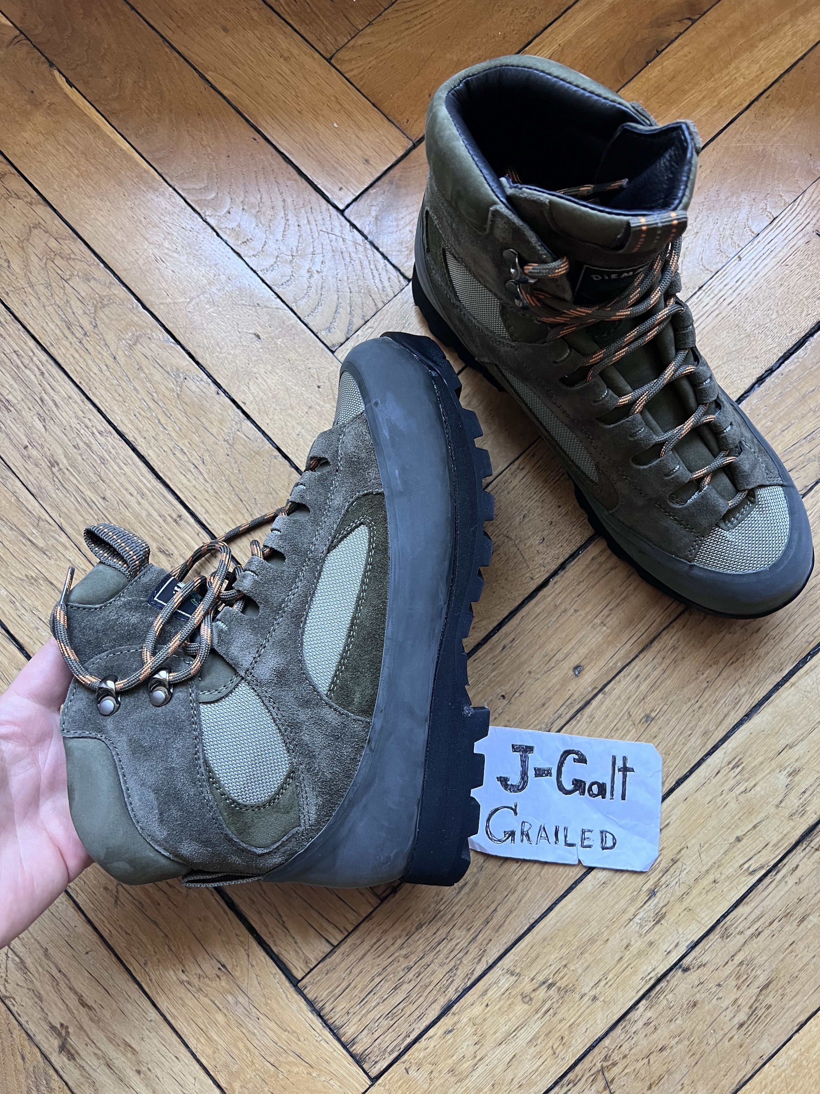 Diemme Hand made in Italy Diemme Hiking Sneaker Boot / Vibram Size US 9 / EU 42 - 5 Thumbnail
