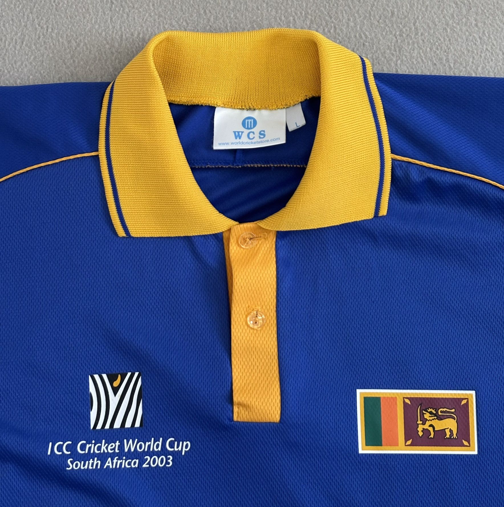 Other Sri Lanka Cricket 2003 WCS Jersey Size L Size US L / EU 52-54 / 3 - 14 Thumbnail
