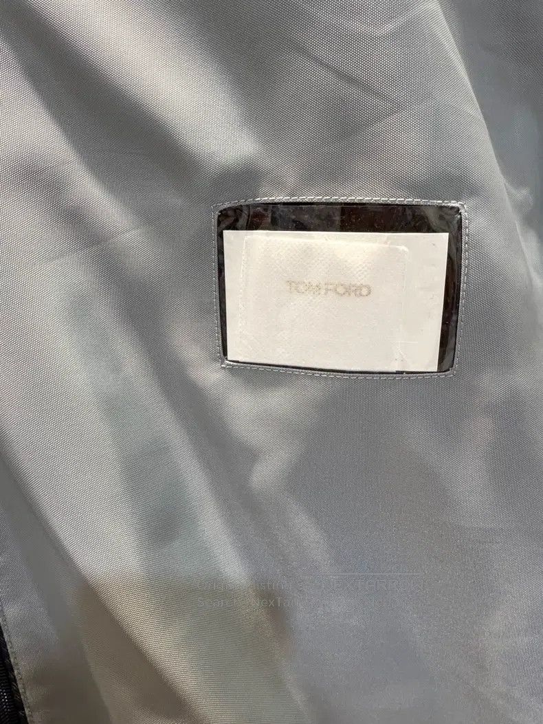 Tom Ford Tom Ford Classic Single-Breasted Suit, Blue-Grey Size 46L - 6 Thumbnail