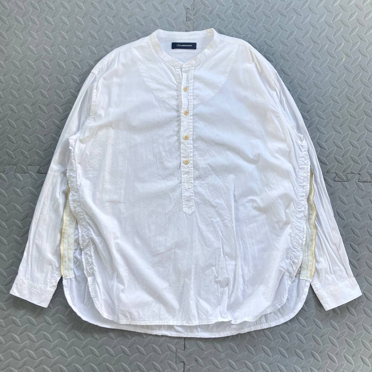 John Undercover Mandarin Collar Side Zipper Traditional Shirt Size US XL / EU 56 / 4 - 1 Thumbnail